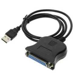 Computer Accessories Store 24 0.8m USB To 25-Pin Parallel Printer Cable Converter