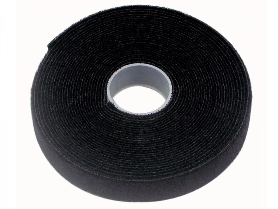 10m Reel Of Hook-and-Loop Cable Tie - Black 3 10m Reel Of Hook-and-Loop Cable Tie - Black
