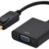 15cm DisplayPort To VGA Cable Adapter (Male To Female) -Computer Accessories Store 15cm displayport to vga cable