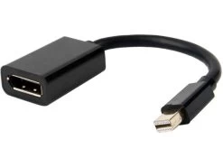 15cm Mini-DisplayPort To DisplayPort Cable Adapter (Male To Female) - Thunderbolt 2 Compatible