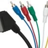 1.5m SCART To Component Video + Audio Cable (SCART To 5RCA) -Computer Accessories Store 15m scart to component video