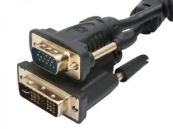 1.8M DVI-A Male To VGA Male Cable
