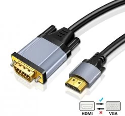 1m Integrated HDMI To VGA Video Conversion Cable (1080p/60Hz)