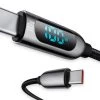 1m USB-C Fast Charging Cable With Built-In Voltage & Amps Display (100W PD + 480Mbps Data) -Computer Accessories Store 1m usb c fast charging cable
