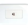 1x Cat6 Wall Plate (RJ45 Female) -Computer Accessories Store 1x cat6 wall plate rj45