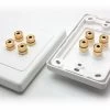 2 Speaker Hi-Fi Wall Plate (2 Red & 2 Black Terminals) 1 2 Speaker Hi-Fi Wall Plate (2 Red & 2 Black Terminals) -Computer Accessories Store 2 speaker hi fi wall plate 2