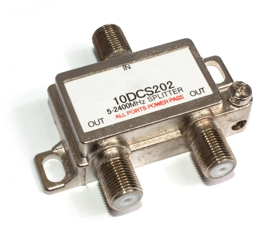 2 Way Foxtel Splitter (F-Type Coaxial Splitter) 3 2 Way Foxtel Splitter (F-Type Coaxial Splitter)