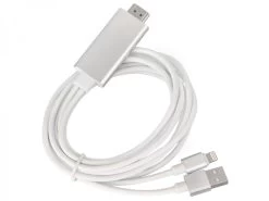 2m Apple Lightning Connector To HDMI Cable With Device Charging