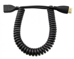 2m Coiled HDMI Extension Cable (Effective Length From 50-110cm)