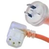 2m Left-Angled Medical IEC Power Cable (IEC-C13 To Australian Mains Plug) 2 2m Left-Angled Medical IEC Power Cable (IEC-C13 To Australian Mains Plug) -Computer Accessories Store 2m left angled medical iec