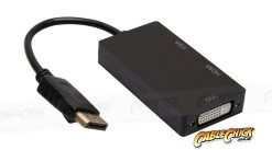 3-in-1 DisplayPort To VGA / DVI / HDMI Cable Adaptor