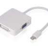 3-in-1 Mini-DisplayPort To VGA / DVI / HDMI Cable Adaptor - Thunderbolt Socket Compatible -Computer Accessories Store 3 in 1 mini displayport to 65