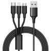 3-in-1 USB Charging Cable With Lightning, Micro-USB & USB-C -Computer Accessories Store 3 in 1 usb charging cable 39