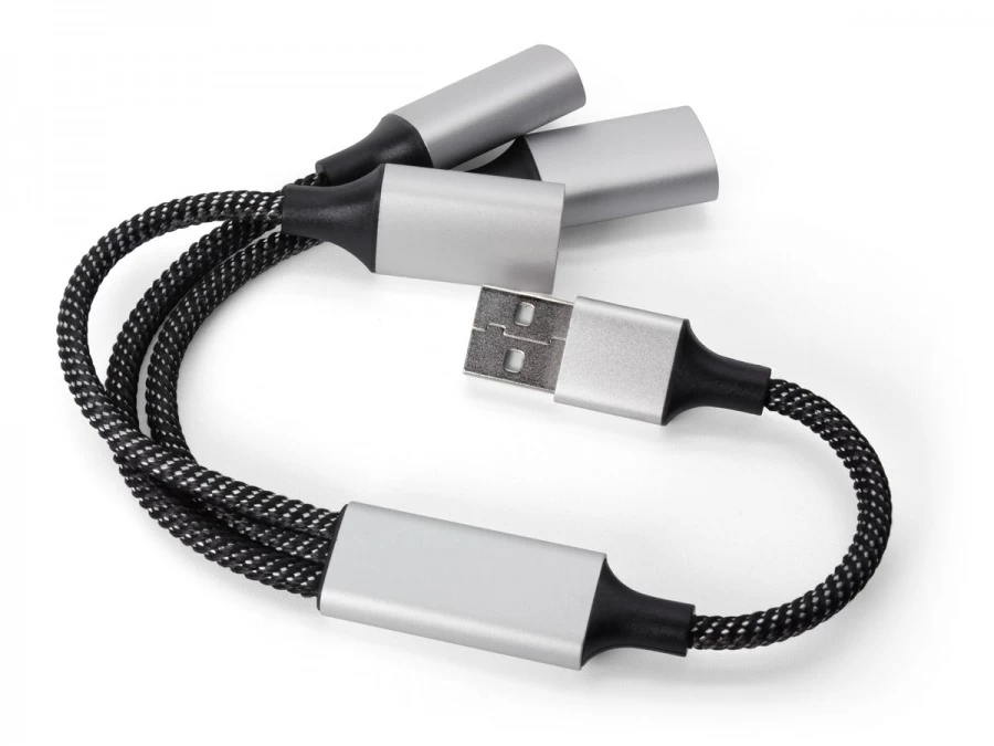 3-Port USB 2.0 Squid Hub With Aluminium Finish 3 3-Port USB 2.0 Squid Hub With Aluminium Finish