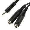 3.5mm Stereo Jack To 2x 6.5mm Mono Socket Splitter 1 3.5mm Stereo Jack To 2x 6.5mm Mono Socket Splitter -Computer Accessories Store 35mm stereo jack to 2x 65mm