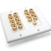 7.1 Channel Surround Sound Speaker Wall Plate (Double-Gang) 2 7.1 Channel Surround Sound Speaker Wall Plate (Double-Gang) -Computer Accessories Store 74 channel surround sound