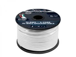 Avencore 30m Platinum Series In-Wall 14AWG 99.98% OFC Speaker Cable (4-Core)