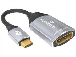Avencore Carbon Series USB4 Type-C To DisplayPort Video Adapter Cable (8K/60Hz + Thunderbolt)