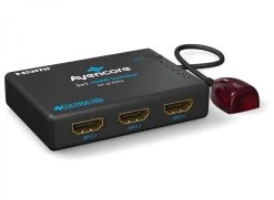 Avencore Halon Series 5-Port HDMI Switch With Remote & IR Receiver (1080p 3D + UHD/30Hz)