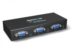 Avencore Powered 4-Way VGA Splitter With Audio (500MHz)