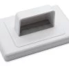 Bullnose Wall Plate With Brushed Entry For Cables 1 Bullnose Wall Plate With Brushed Entry For Cables -Computer Accessories Store bullnose wall plate with 3