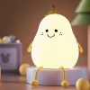 Charming Pear-Shaped Nursery Night Light (Multi-Mode, USB-C Rechargable) 1 Charming Pear-Shaped Nursery Night Light (Multi-Mode, USB-C Rechargable) -Computer Accessories Store charming pear shaped nursery