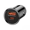 Dual-Port 30W USB Car Charger With QC4, 5A Fast Charging & USB-C -Computer Accessories Store dual port 30w usb car charger