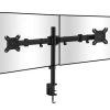 Dual Screen Desk Mount Bracket (2x 8Kg) 2 Dual Screen Desk Mount Bracket (2x 8Kg) -Computer Accessories Store dual screen desk mount