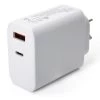 Dual Socket USB A+C Laptop USB Wall Charger (65W)