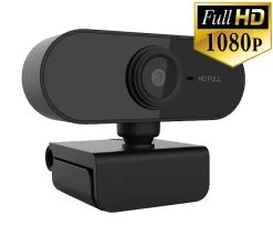 Full HD 1080p USB Webcam (Built-in Microphone - PC & Mac)