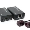 HDMI Extender Over Single CAT6 Network Cable (1080p Up To 60m With IR Extender) -Computer Accessories Store hdmi extender over cat56 hdmi