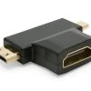 HDMI To Mini-HDMI Male & Micro-HDMI T-Shaped Adapter 1 HDMI To Mini-HDMI Male & Micro-HDMI T-Shaped Adapter -Computer Accessories Store hdmi to mini hdmi male micro