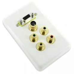 High-end NEOTECH VGA, SVHS, Component & Composite Video Wall Plate