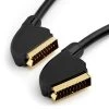 High-End Shielded 1.5m SCART To SCART Cable (Gold Plated) -Computer Accessories Store high end shielded 15m scart