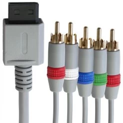Nintendo Wii Component Video + Audio Breakout Cable