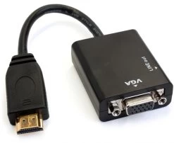 Passive HDMI To VGA + 3.5mm Stereo Audio Adapter