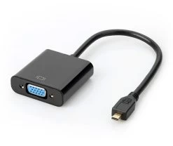 Passive Micro-HDMI To VGA Converter Cable (HDMI Type-D To VGA)