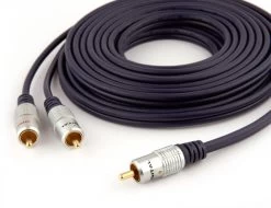 Pro Series 3m 1 RCA To 2 RCA Subwoofer Y-Cable -Computer Accessories Store photo1223382536