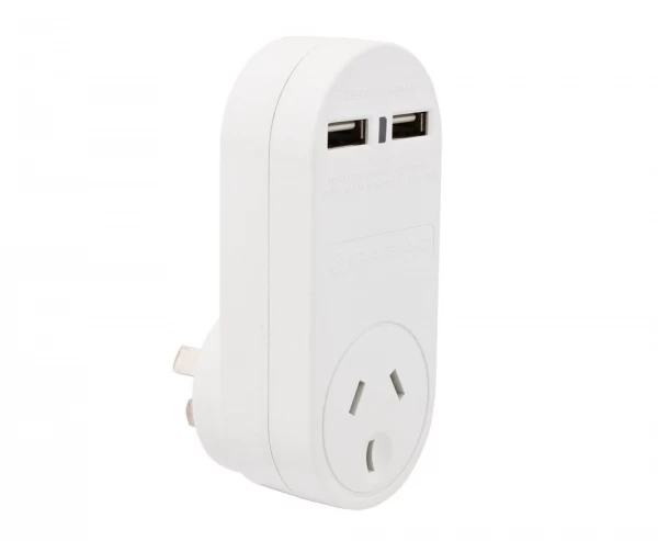 Single 240v Power Outlet + Two USB Charging Sockets 4 Single 240v Power Outlet + Two USB Charging Sockets - Image 2
