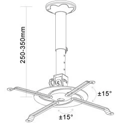Premium Universal Extendable LCD & DLP Projector Ceiling Mount Bracket 4 Premium Universal Extendable LCD & DLP Projector Ceiling Mount Bracket -Computer Accessories Store photo1391062423