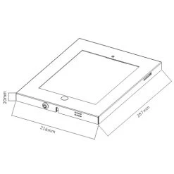 Apple IPad Anti-Theft Wall Mount For IPad 2+ (including IPad Air) -Computer Accessories Store photo1404975158