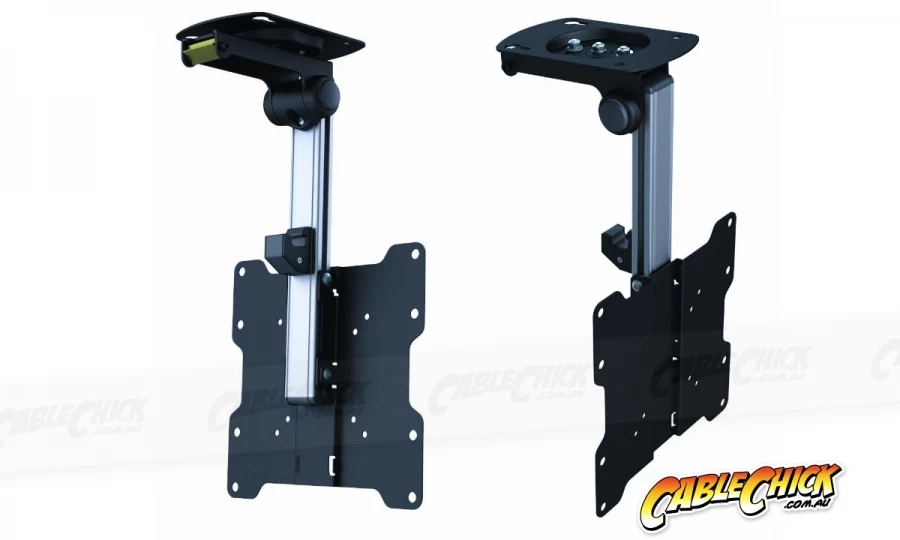 Fold-Away LCD TV Ceiling Mount (20kg Black) 4 Fold-Away LCD TV Ceiling Mount (20kg Black) - Image 2