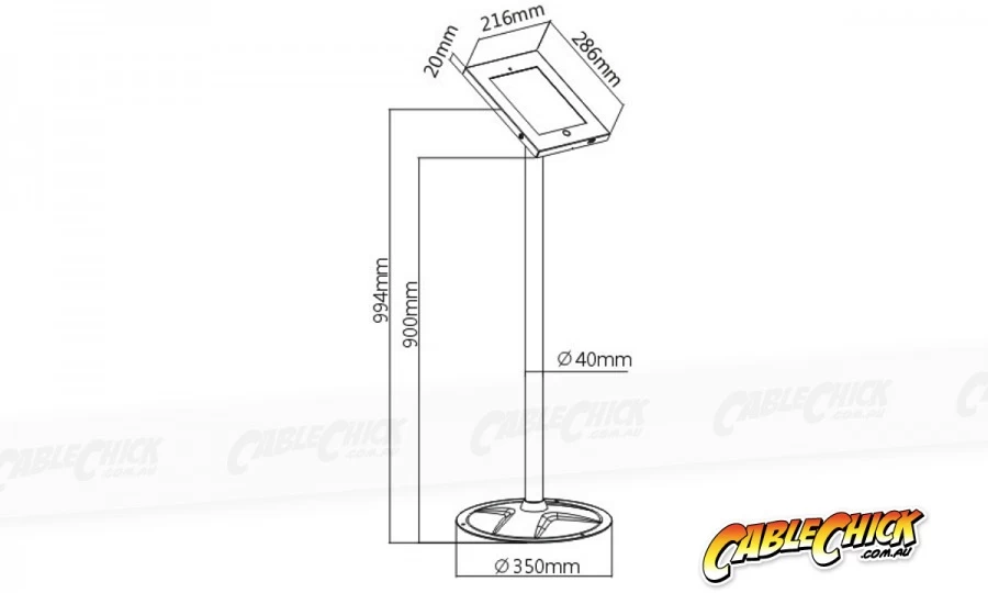 Apple IPad Anti-Theft Floor Stand And Enclosure (for IPad 2+ And IPad Air Models) 5 Apple IPad Anti-Theft Floor Stand And Enclosure (for IPad 2+ And IPad Air Models) - Image 3