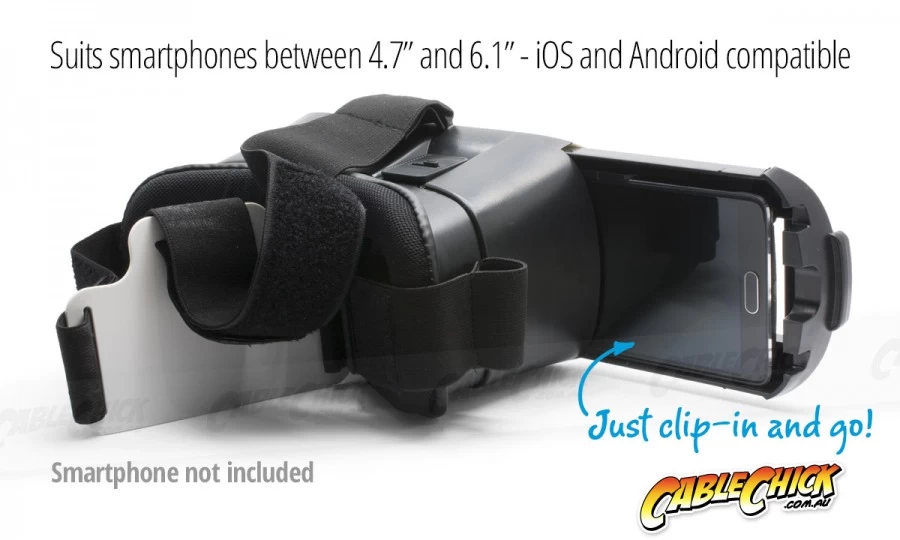 VR Box - Smartphone Virtual Reality Kit With Headset & Bluetooth Controller 4 VR Box - Smartphone Virtual Reality Kit With Headset & Bluetooth Controller - Image 2