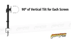 Dual Screen Desk Mount Bracket (2x 8Kg) 11 Dual Screen Desk Mount Bracket (2x 8Kg) -Computer Accessories Store photo1477023160