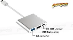 3-Port USB 3.1 Type-C To HDMI + USB Type-A/C Hub & Video Adapter 7 3-Port USB 3.1 Type-C To HDMI + USB Type-A/C Hub & Video Adapter -Computer Accessories Store photo1477462815