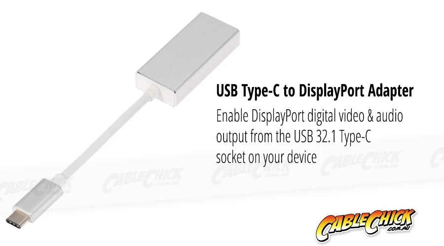 15cm USB 3.1 Type-C To DisplayPort Cable Adapter 4 15cm USB 3.1 Type-C To DisplayPort Cable Adapter - Image 2