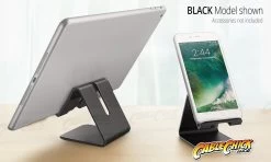 Universal Aluminium Phone Stand - Black (for Phones & Small Tablets) -Computer Accessories Store photo1574665102