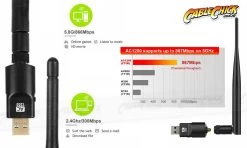 Dual-band Wireless-AC1200 USB WiFi Adapter (PC, Mac & Linux) -Computer Accessories Store photo1585812083