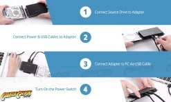 USB 3.0 To SATA & IDE HDD Adapter Kit (Supports 2.5" & 3.5" Drives) -Computer Accessories Store photo1600067313